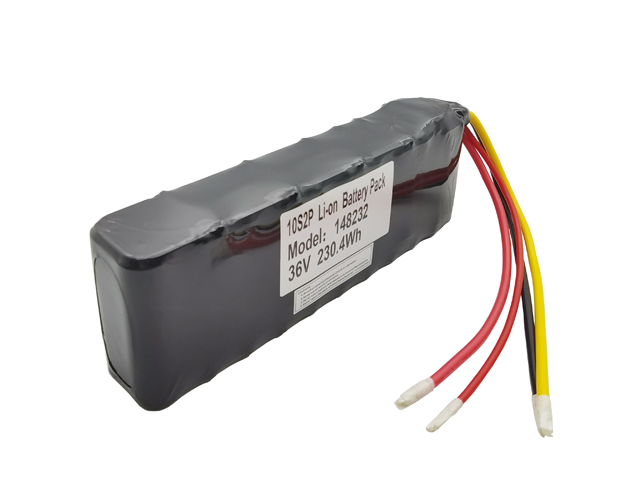 10S2P 36V 6.4Ah Li-ion Battery Pack